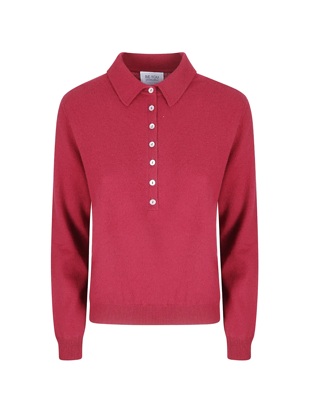 be you cashmere polo-neck sweater - Rosso