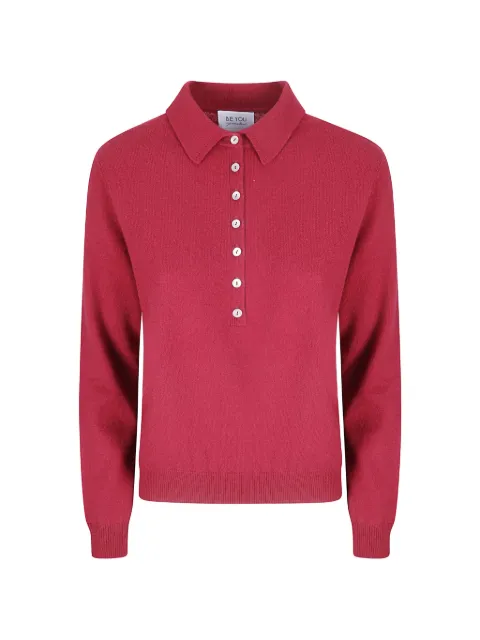 be you cashmere polo-neck sweater