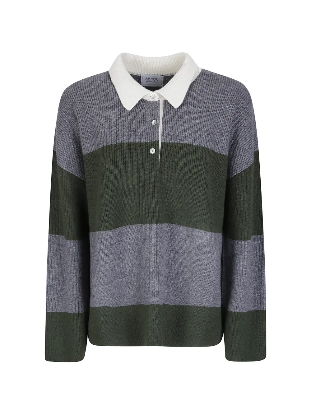 be you striped cashmere sweater - Grigio