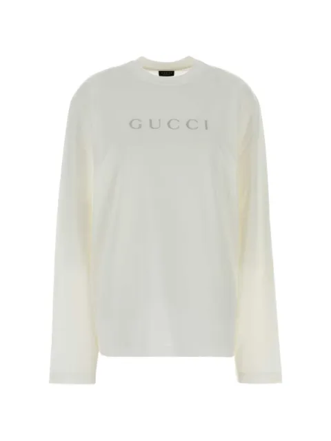 Gucci logo-print long-sleeve T-shirt