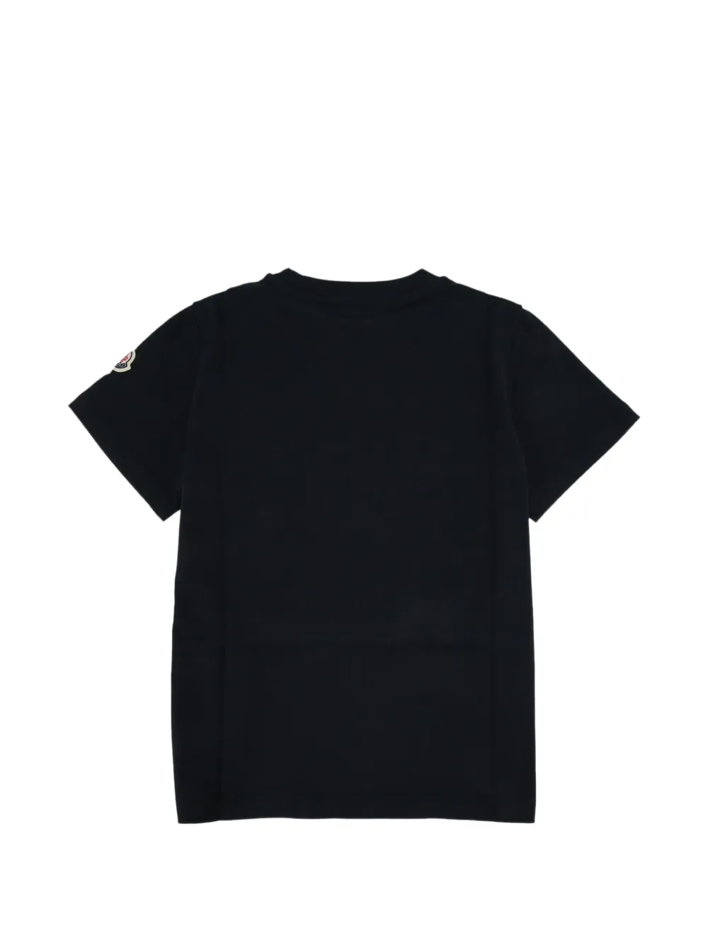 Moncler Enfant logo-print T-shirt Blauw