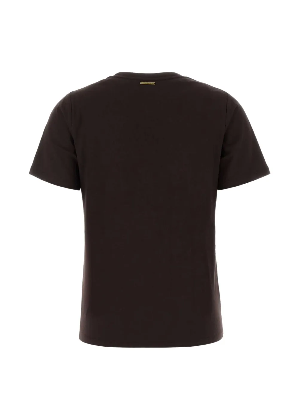 Michael Kors T-shirt met pailletten logo Bruin