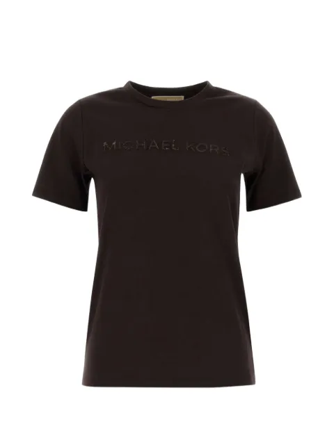 Michael Michael Kors playera con logo de lentejuelas