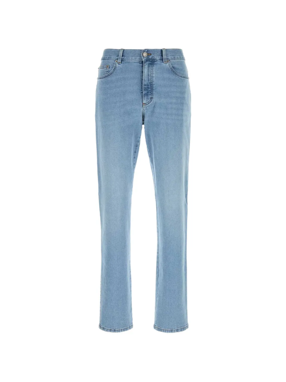 Zegna five-pockets straight-leg jeans - Blu