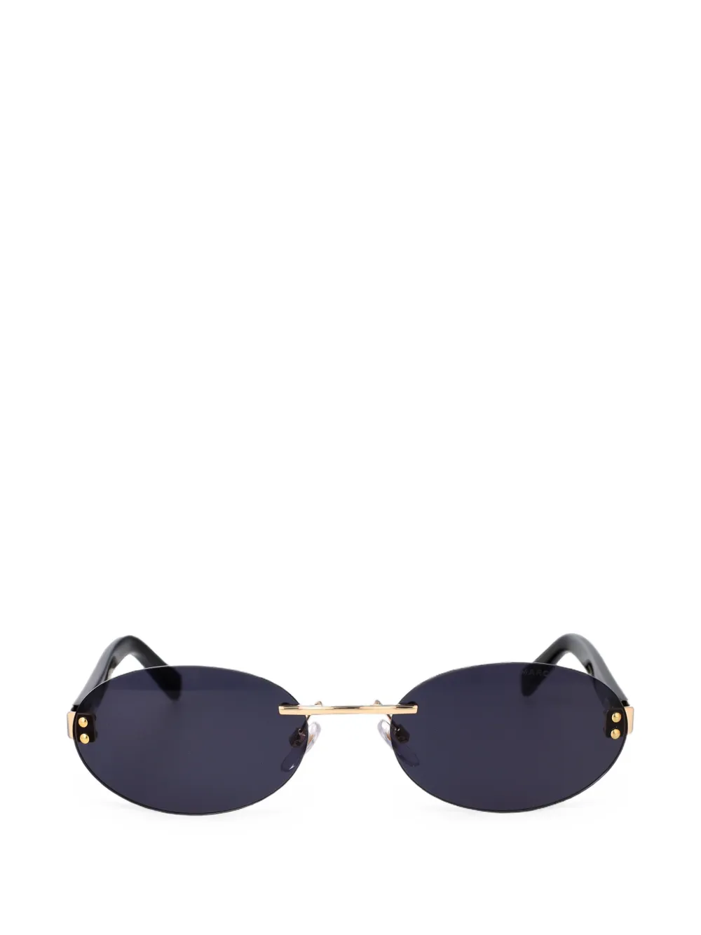Marc Jacobs Eyewear The Classic logo oval-frame sunglasses - Nero