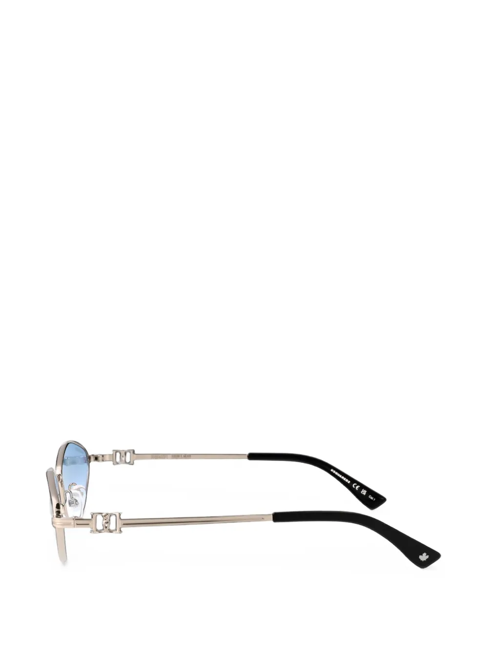 DSQUARED2 EYEWEAR Zonnebril met geometrisch montuur Goud