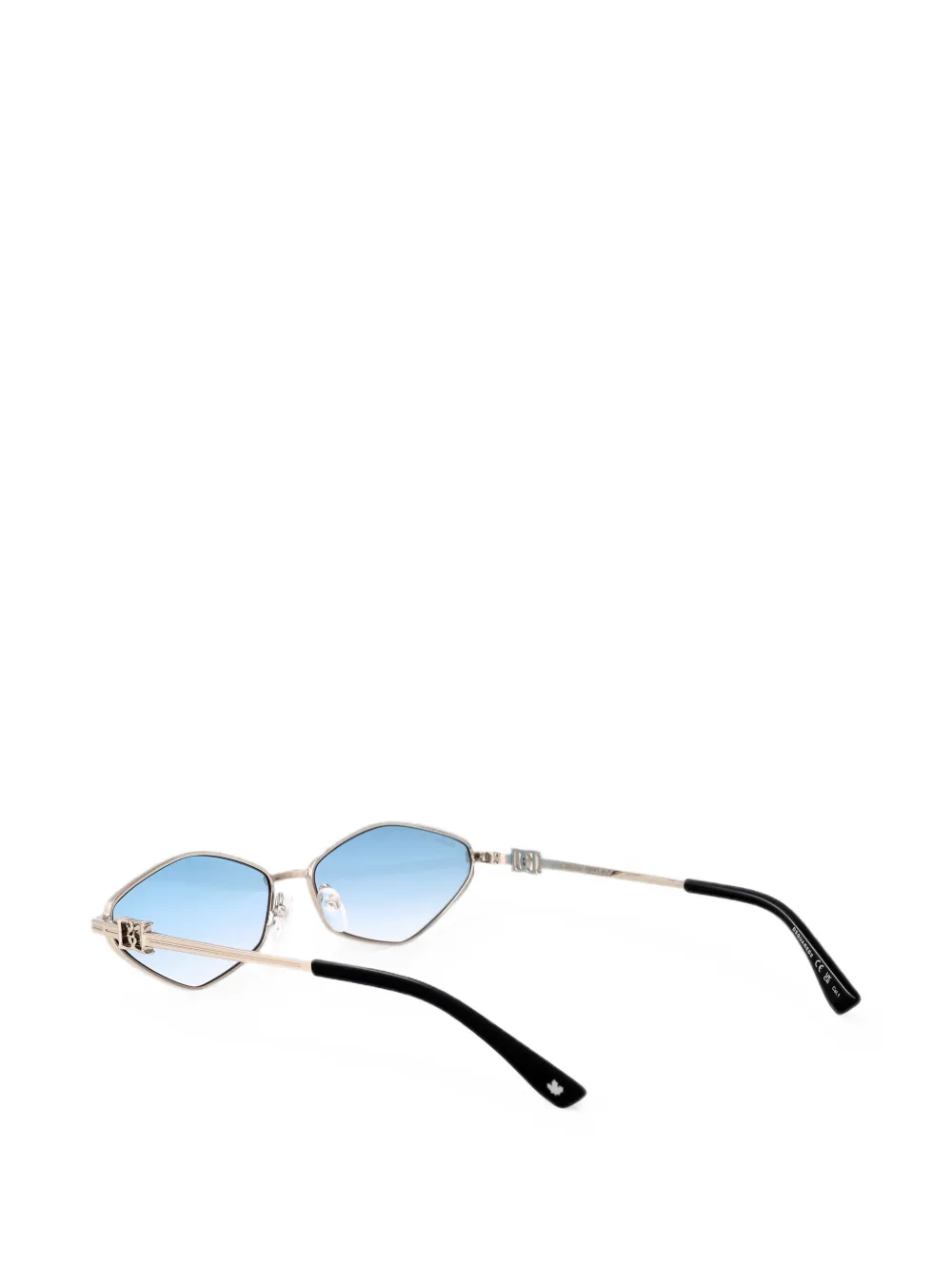DSQUARED2 EYEWEAR Zonnebril met geometrisch montuur Goud