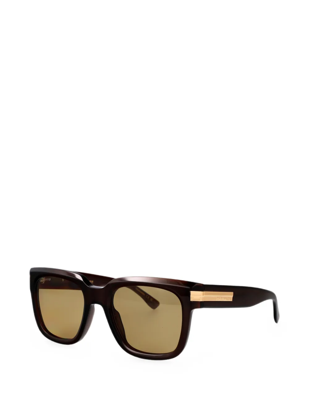 DSQUARED2 EYEWEAR Zonnebril met vierkant montuur Bruin