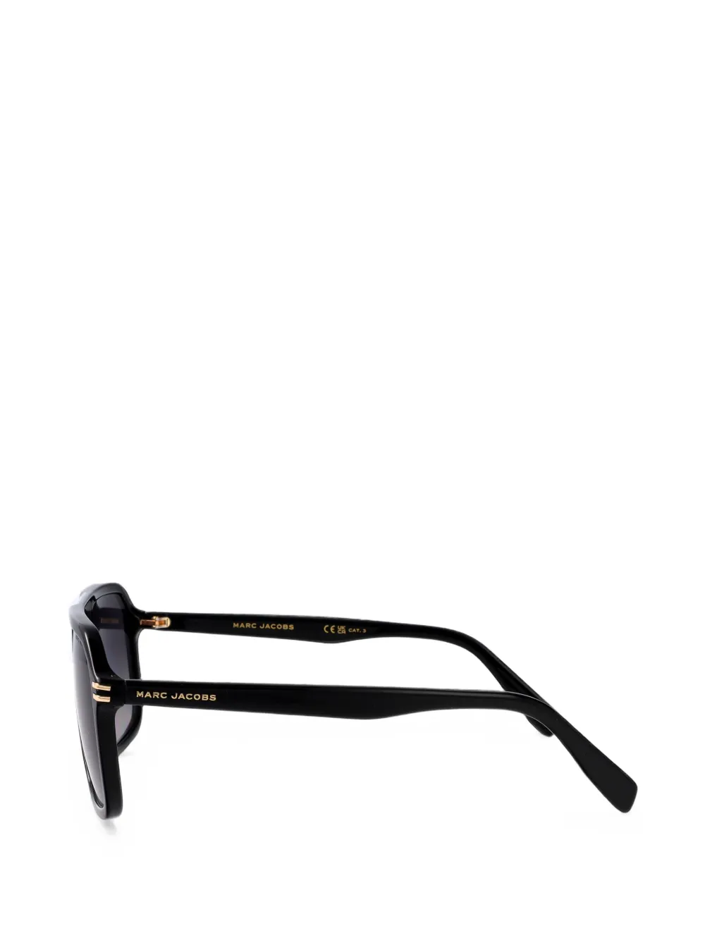 Marc Jacobs Eyewear Zonnebril met vierkant montuur Zwart