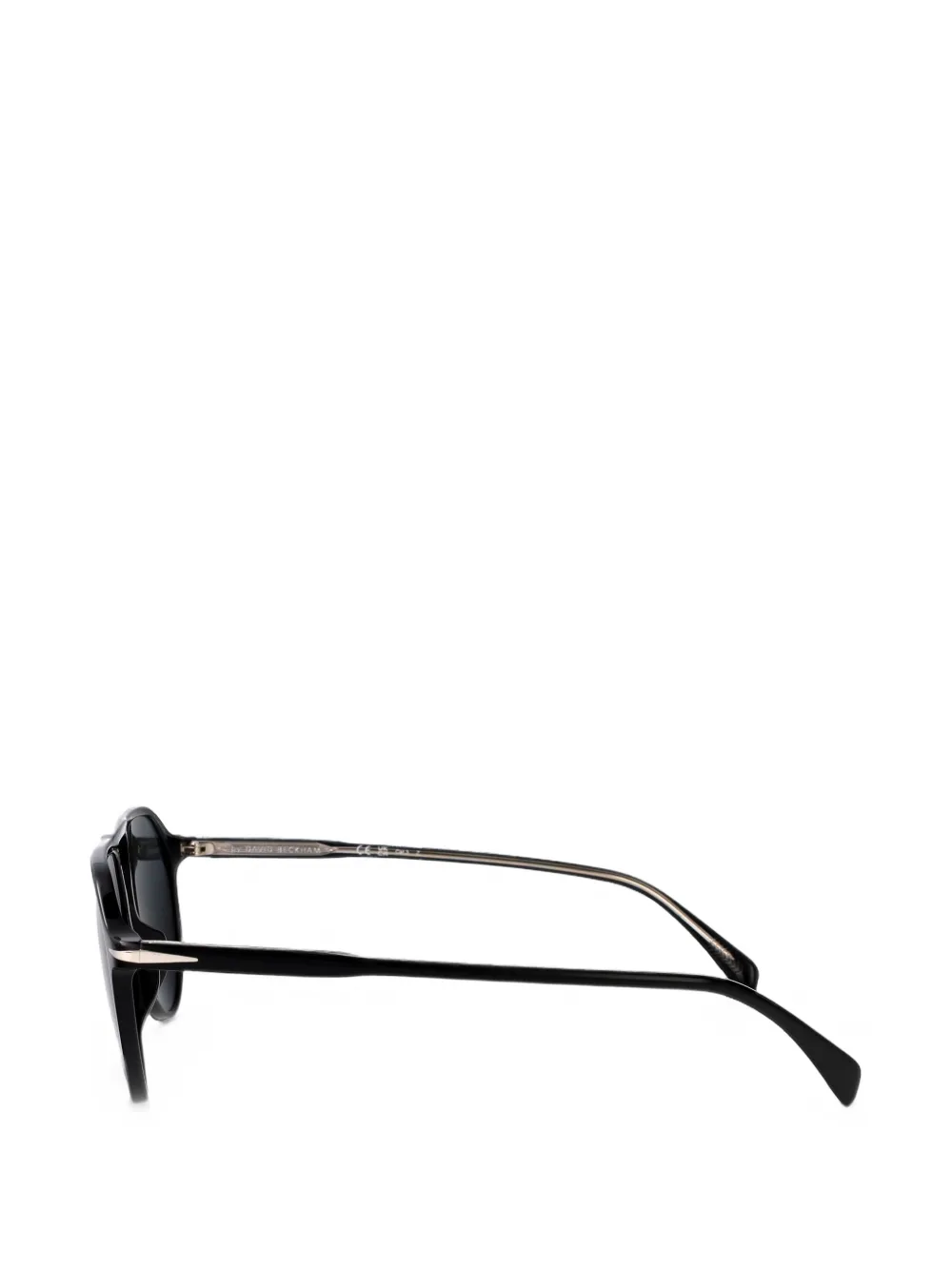 Eyewear by David Beckham Zonnebril met piloten montuur Zwart