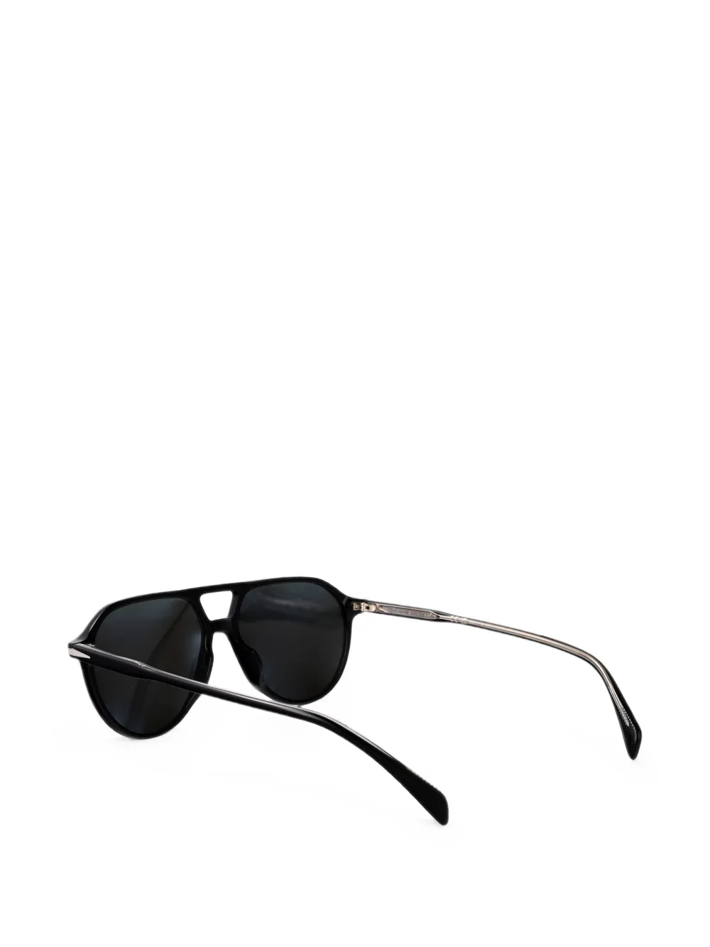 Eyewear by David Beckham Zonnebril met piloten montuur Zwart