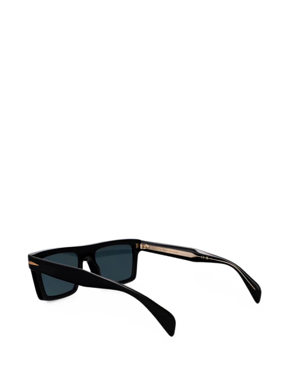 Eyewear by David Beckham Zonnebril met rechthoekig montuur Zwart