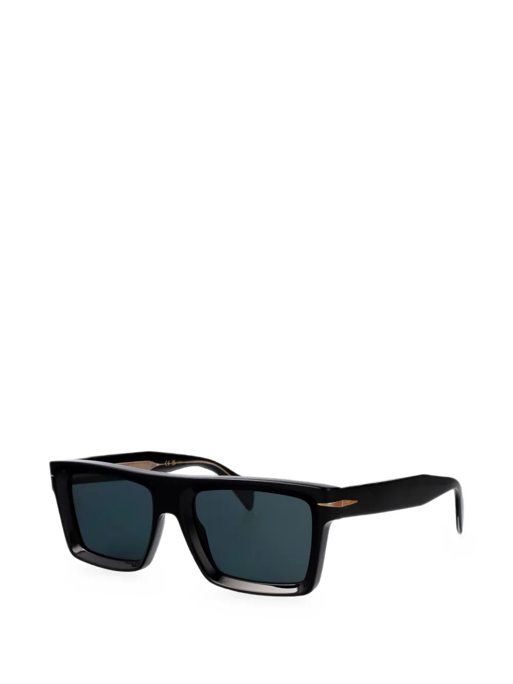Eyewear by David Beckham Zonnebril met rechthoekig montuur Zwart