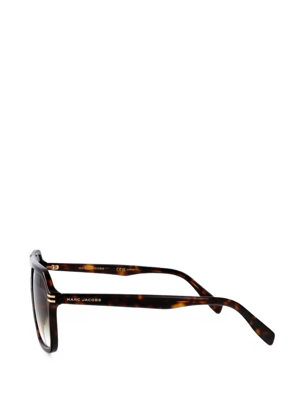 Marc Jacobs Eyewear Zonnebril met vierkant montuur Bruin