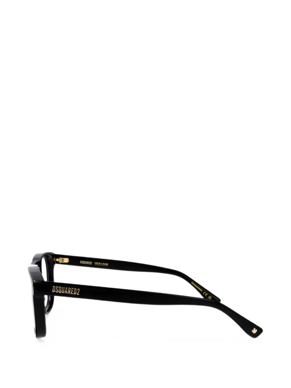 DSQUARED2 EYEWEAR Bril met vierkant montuur Zwart