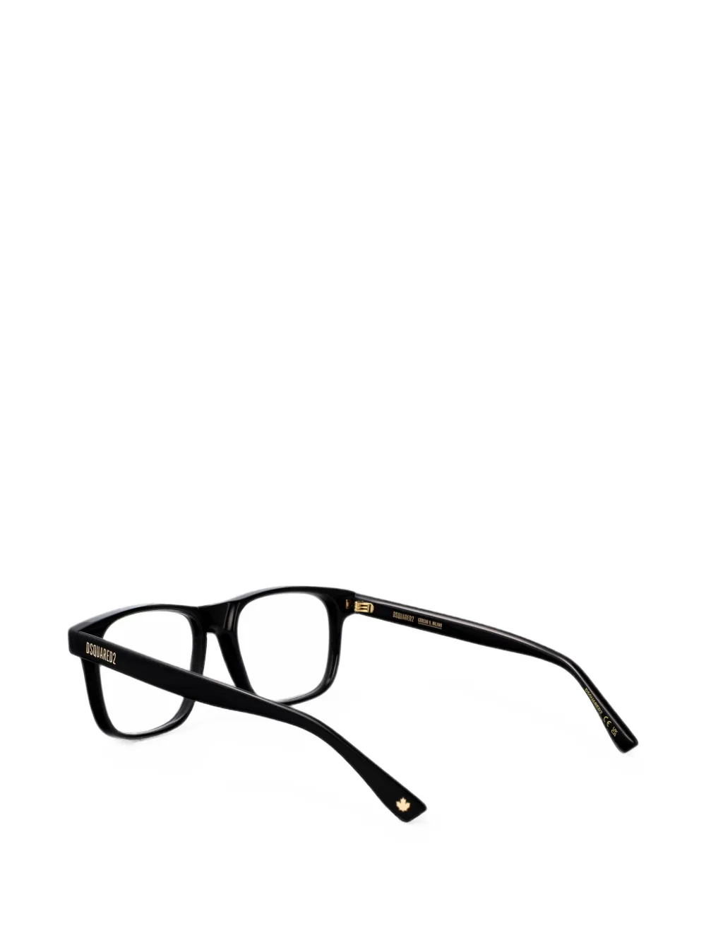 DSQUARED2 EYEWEAR Bril met vierkant montuur Zwart