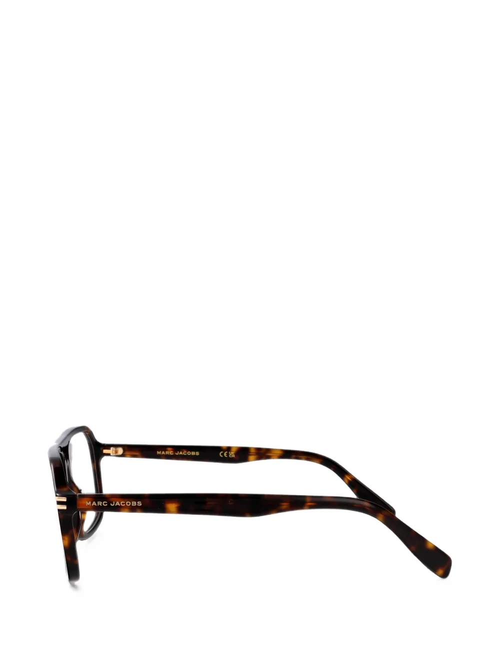 Marc Jacobs Eyewear Bril met schildpadschild-design Bruin