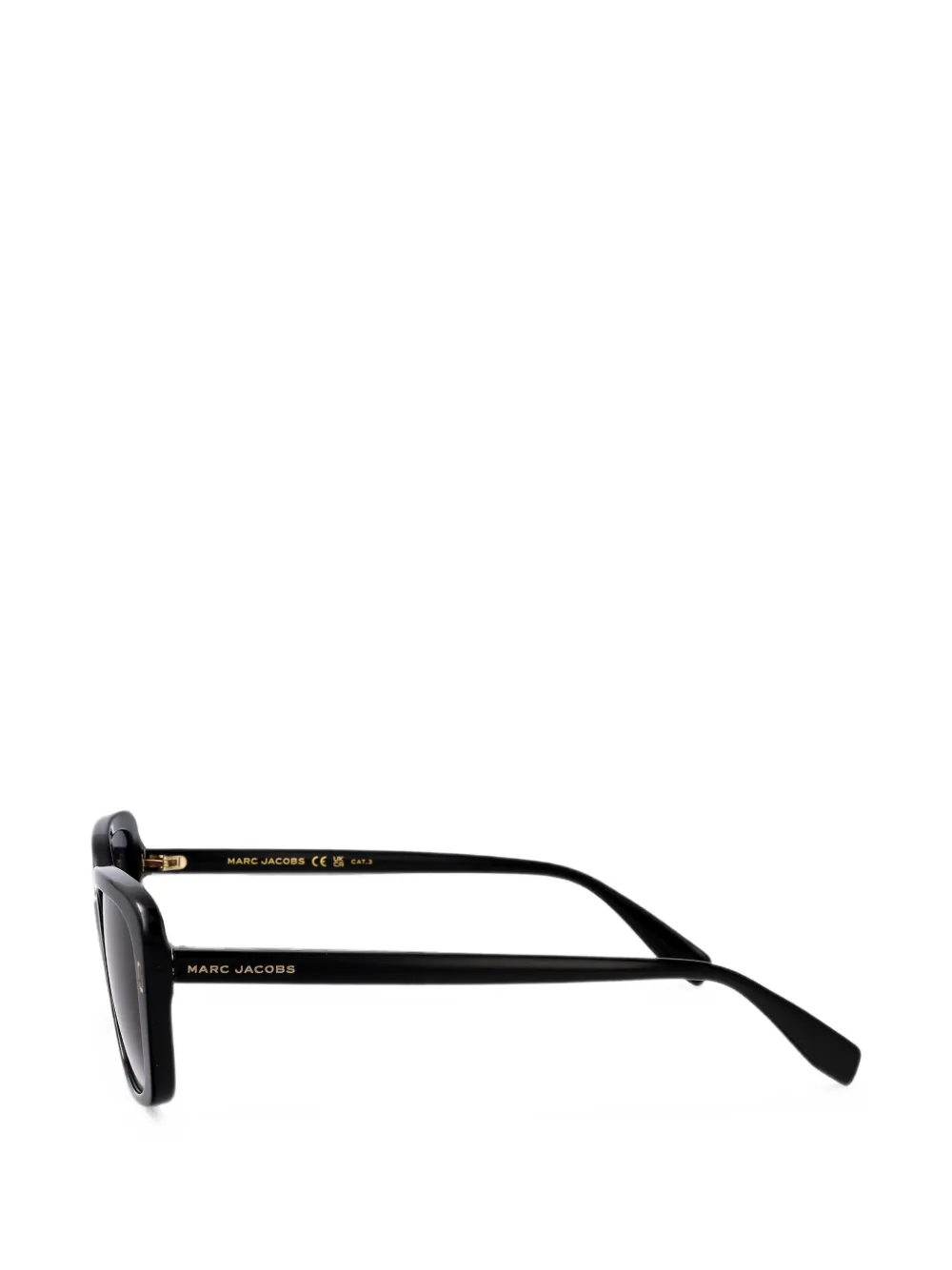 Marc Jacobs Eyewear Zonnebril met rechthoekig montuur Zwart