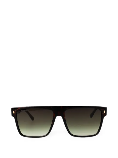DSQUARED2 EYEWEAR tortoiseshell-effect square-frame sunglasses