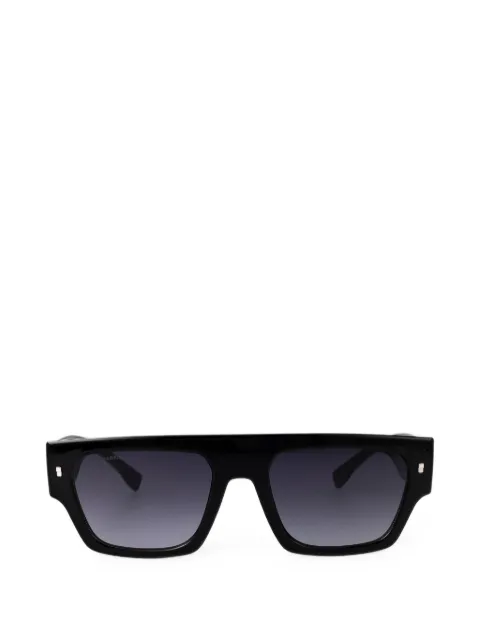 DSQUARED2 EYEWEAR Icon logo-plaque rectangle-frame sunglasses