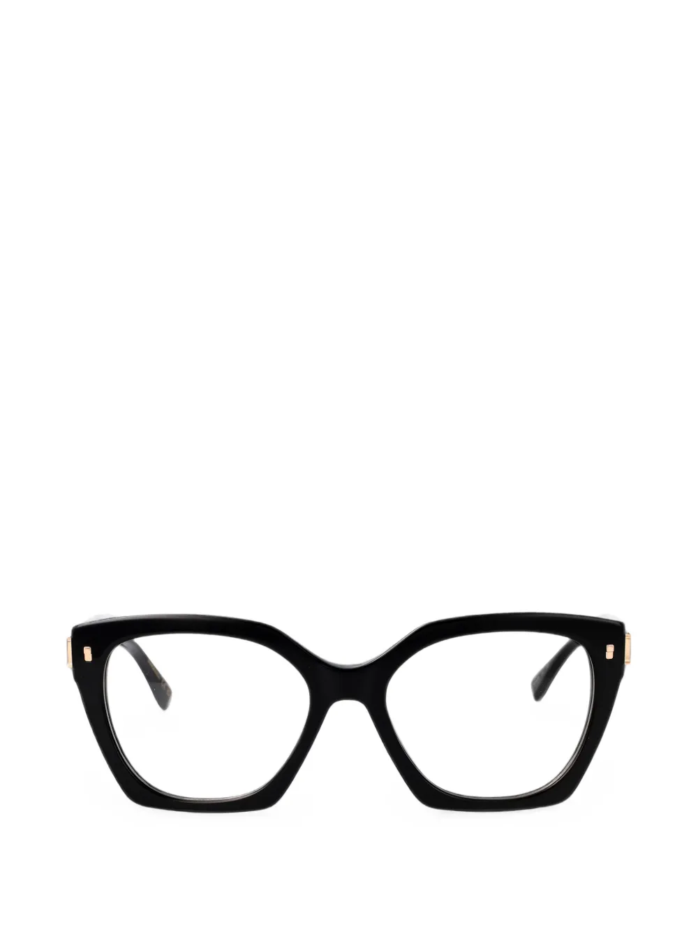 DSQUARED2 EYEWEAR Brille mit geometrischem Gestell - Schwarz