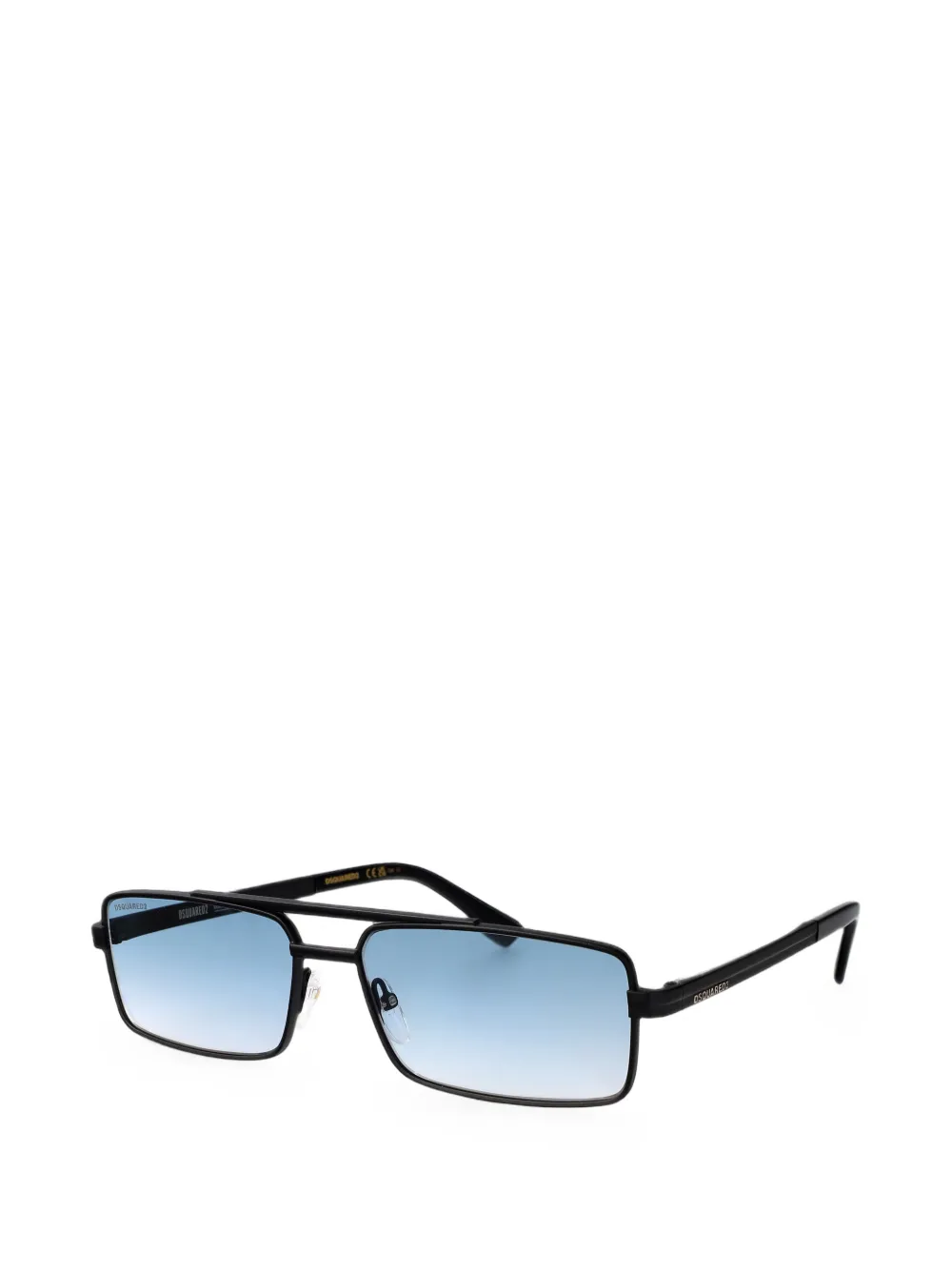DSQUARED2 EYEWEAR Zonnebril met rechthoekig montuur Zwart