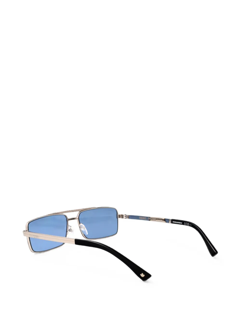 DSQUARED2 EYEWEAR Zonnebril met rechthoekig montuur Zilver