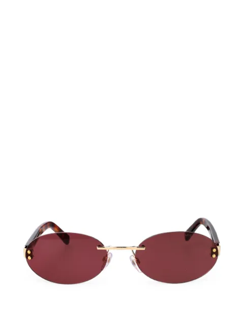 Marc Jacobs Eyewear リムレス オーバルサングラス