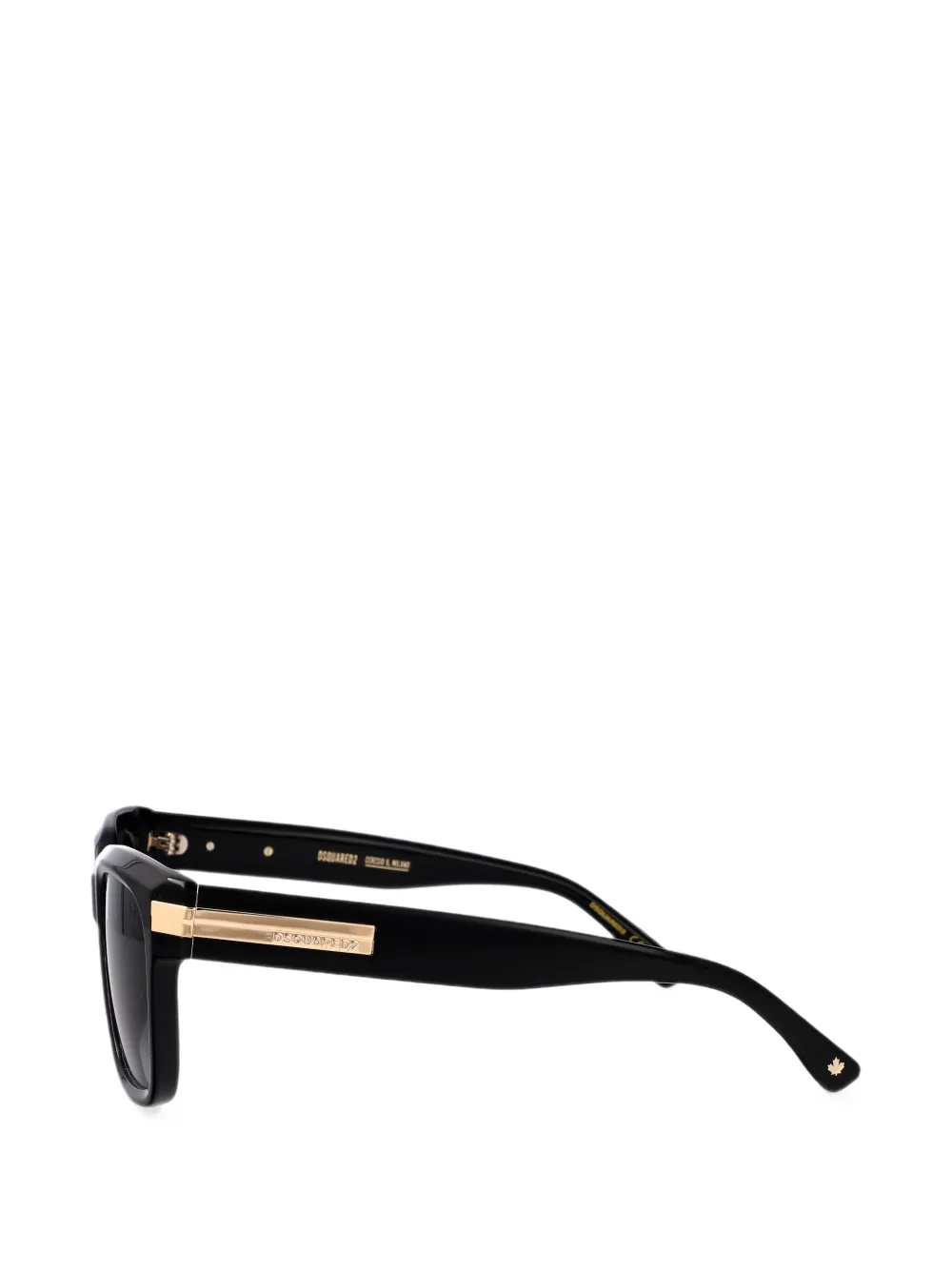 DSQUARED2 EYEWEAR Zonnebril met vierkant montuur Zwart