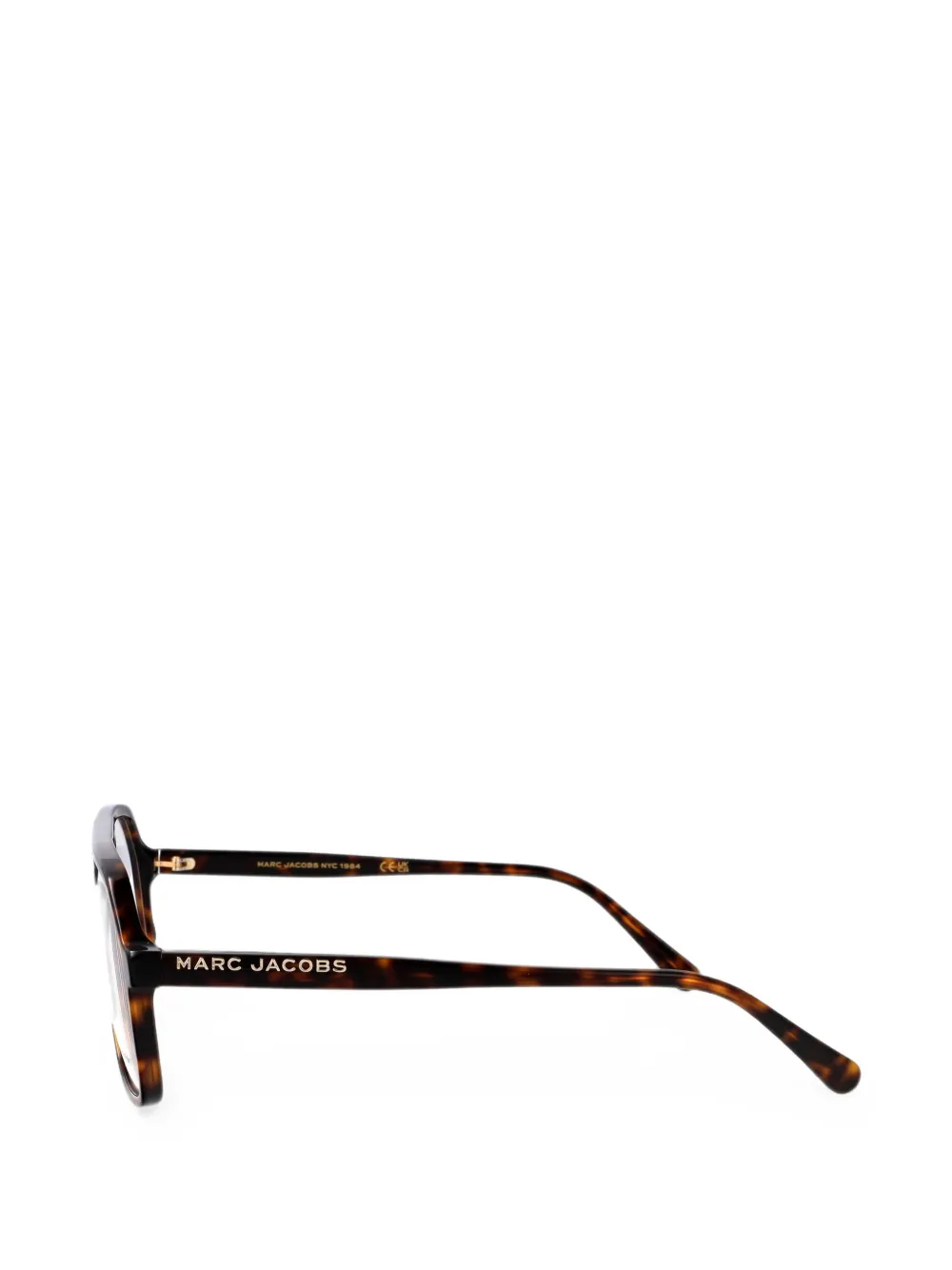 Marc Jacobs Eyewear Bril met schildpadschild-design Bruin