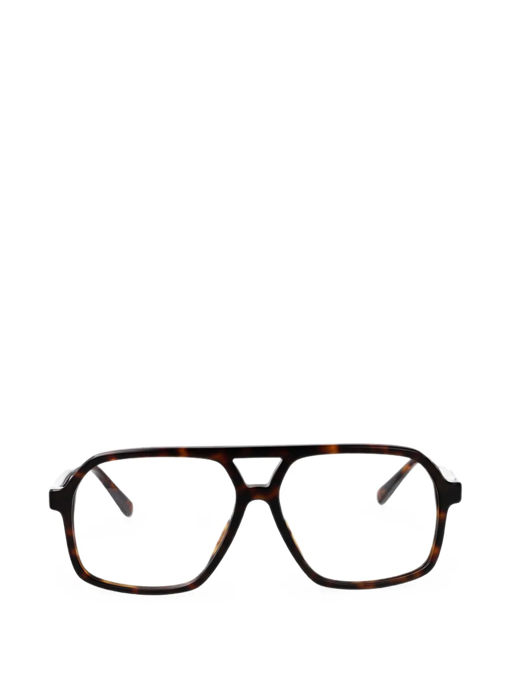 Marc Jacobs Eyewear tortoiseshell-effect geometric-frame glasses