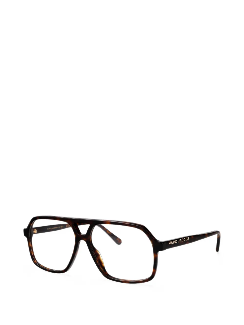 Marc Jacobs Eyewear Bril met schildpadschild-design Bruin