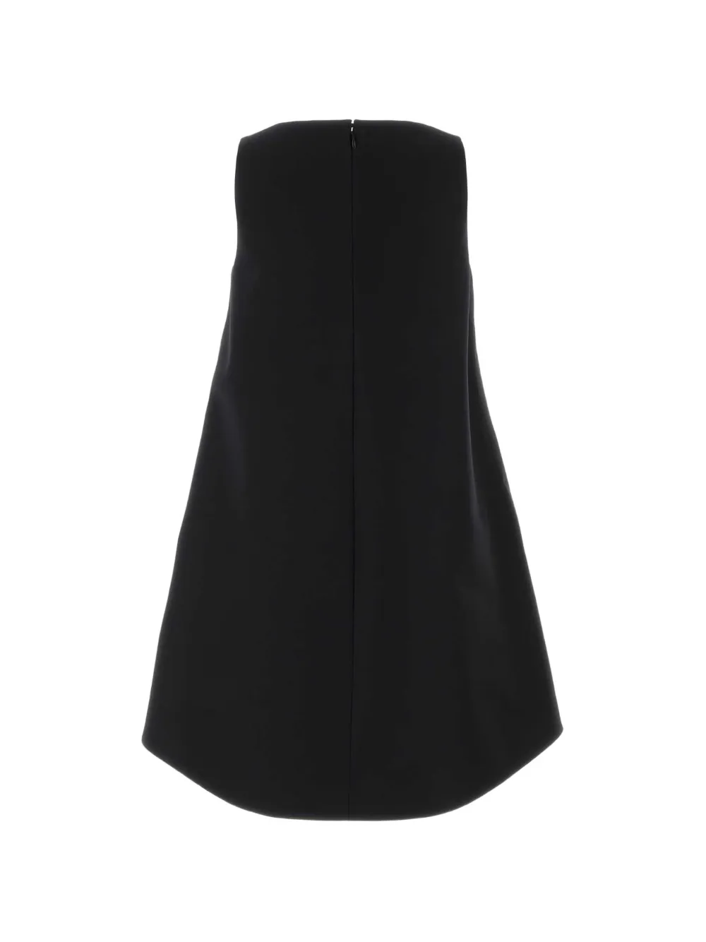 Balenciaga sleeveless A-line mini dress Zwart