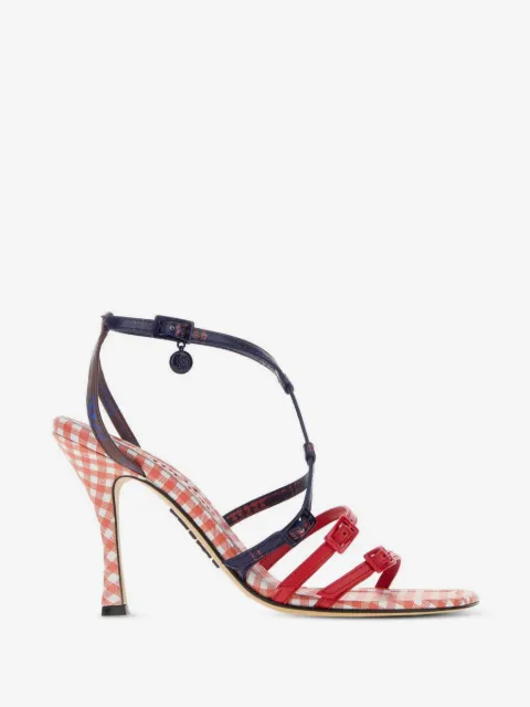 New Comic leather heeled sandals