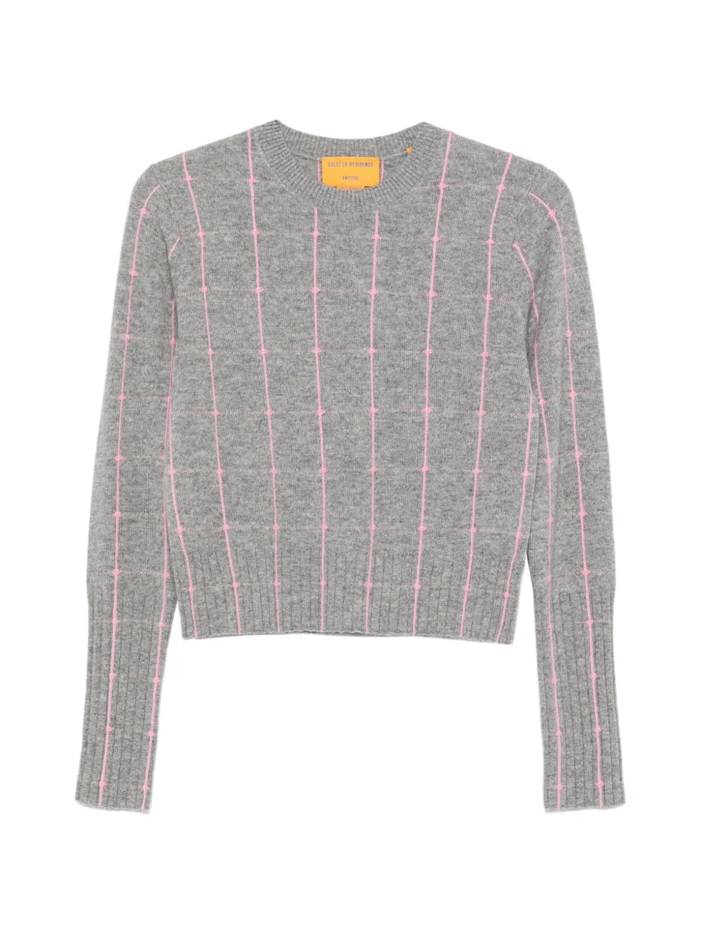 Guest In Residence check-pattern sweater