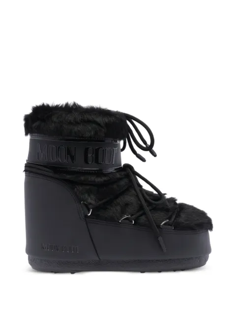 Moon Boot botas texturizada con agujetas