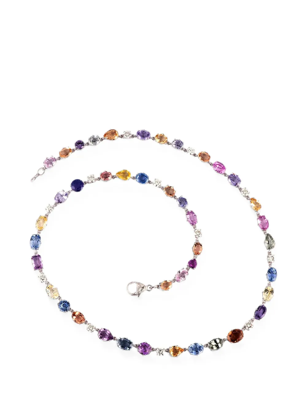 Sylva & Cie Riviera embellhished necklace