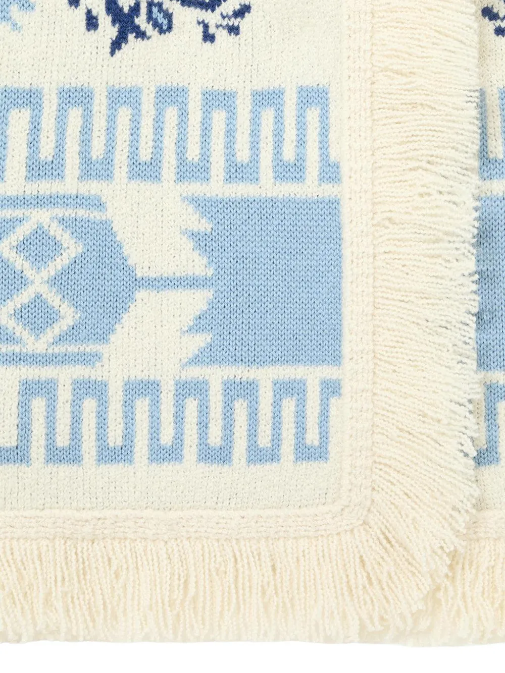 Alanui Island Roots Foulard vest met ceintuur Beige