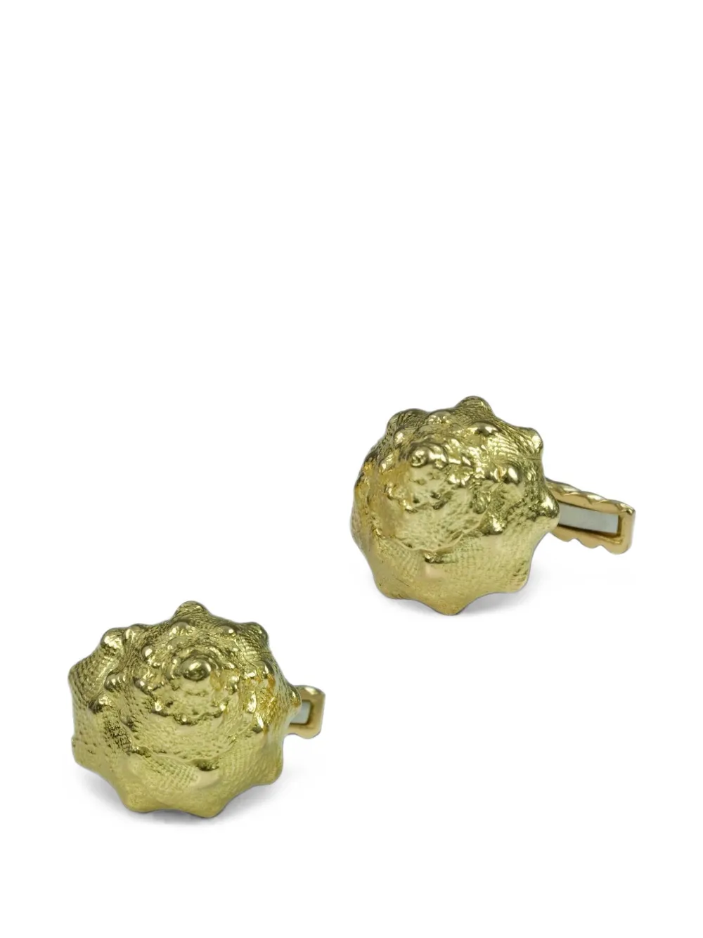 David Webb conch shell cufflinks
