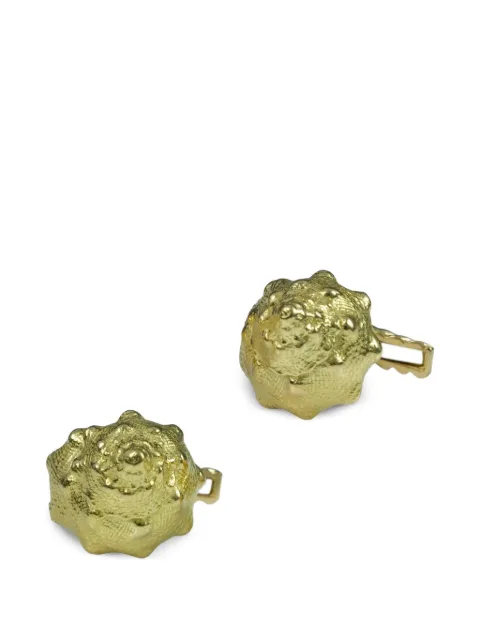 David Webb conch shell cufflinks
