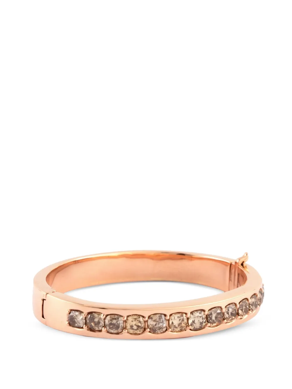 Sylva & Cie champagne diamond cushion-cut bracelet - Rosa