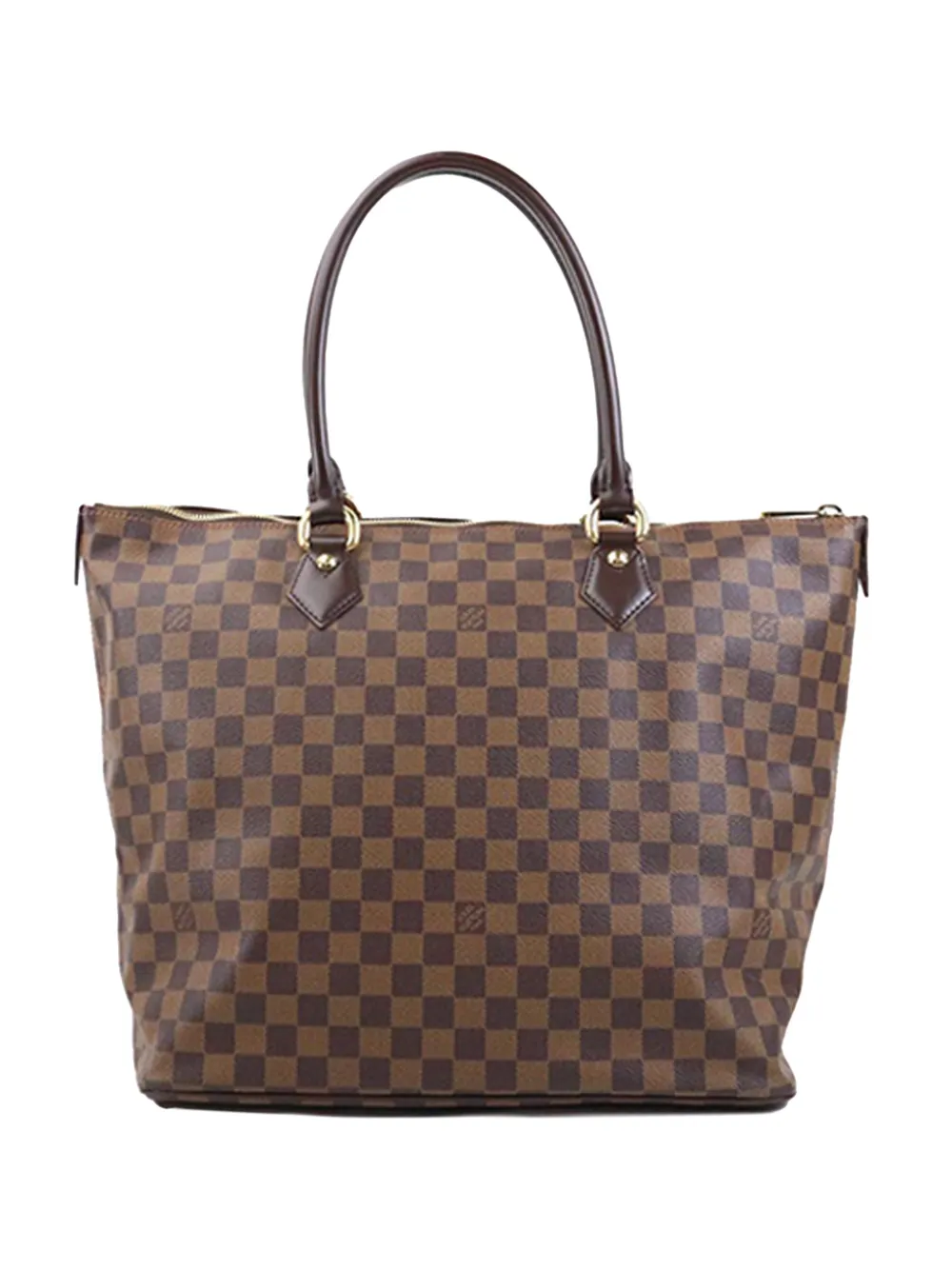 Louis Vuitton Pre-Owned 2008 Damier Ebene Saleya GM tote bag - Marrone