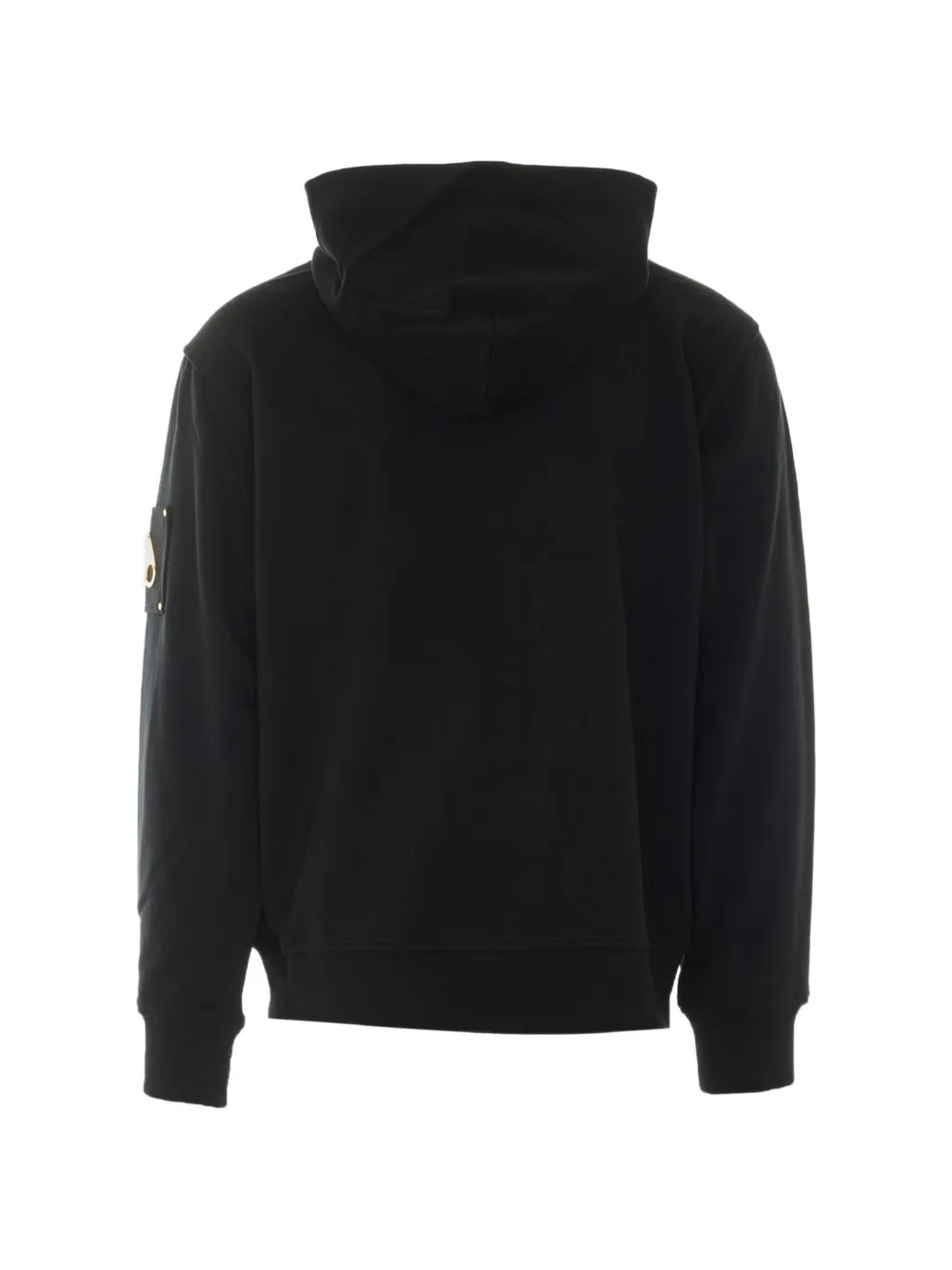 Moose Knuckles Hoodie met logoplakkaat Zwart