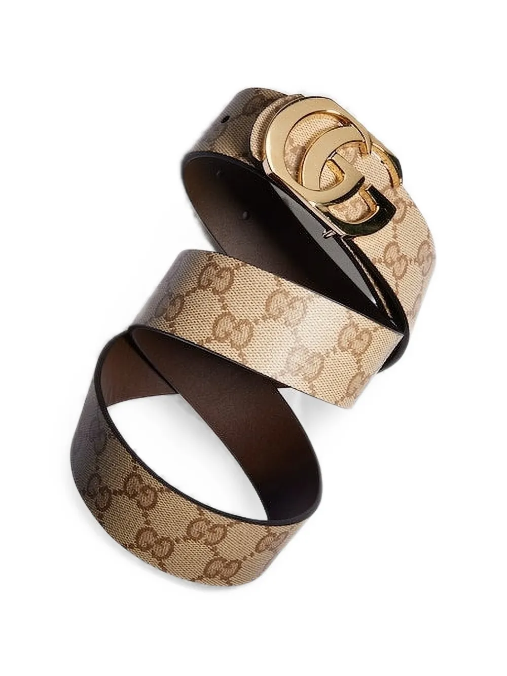 Gucci Riem met GG-logo Bruin