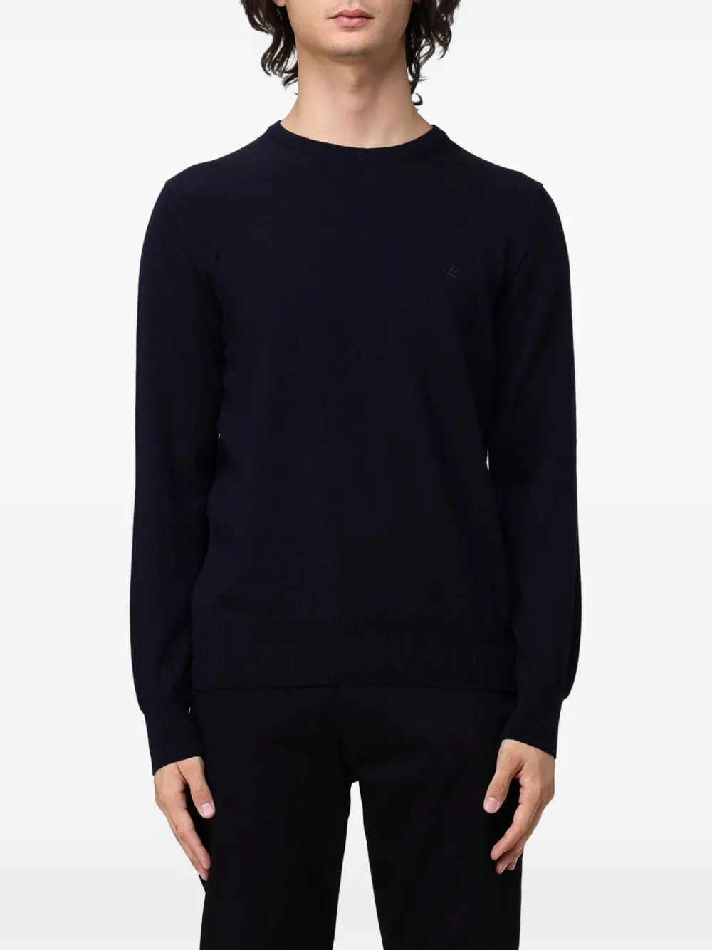 BROOKSFIELD embroidered-logo sweater