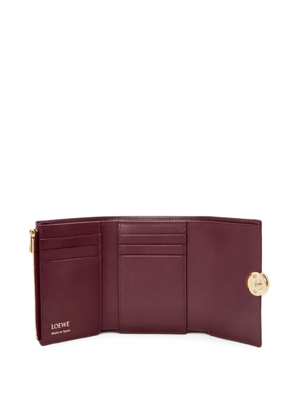 LOEWE Kleine Pebble portemonnee Rood