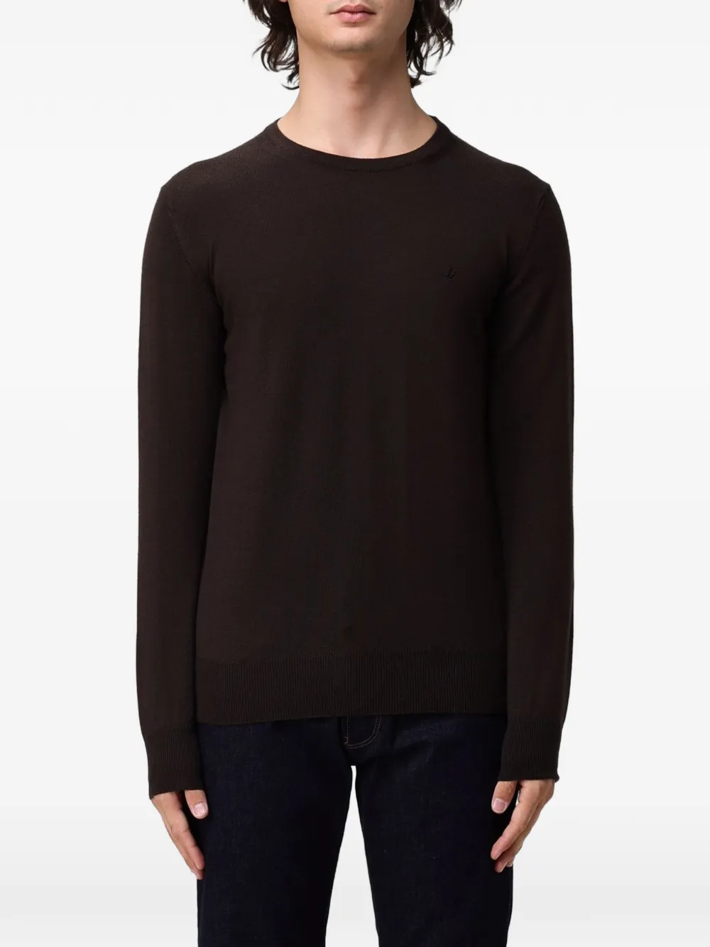 BROOKSFIELD crew-neck wool sweater