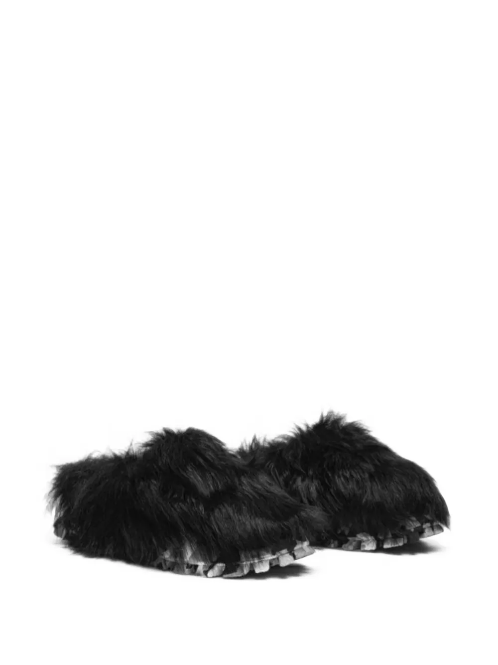 AMI Paris Joia Paris faux-fur sneakers