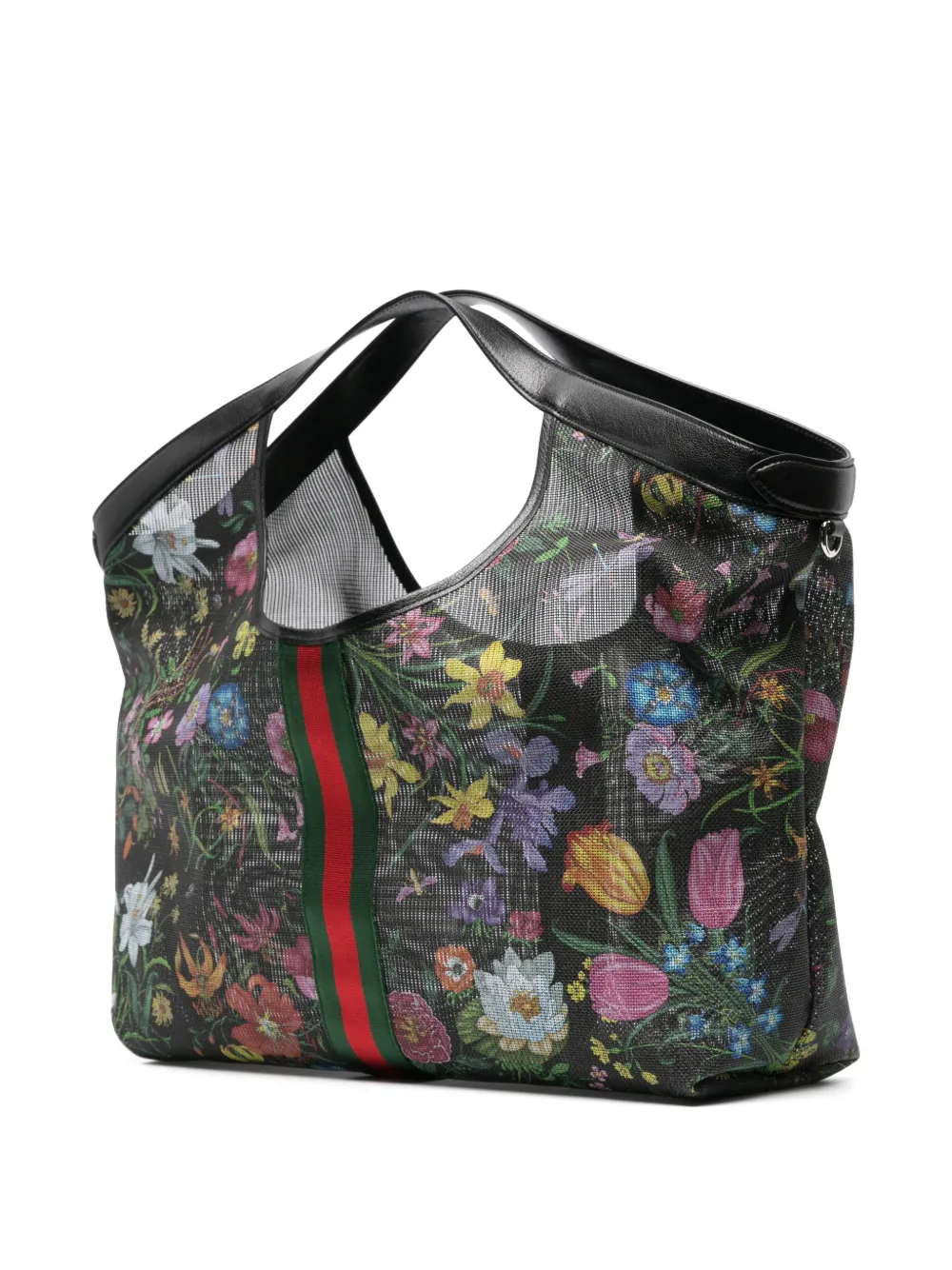 Gucci Giglio Flora large tote bag Zwart