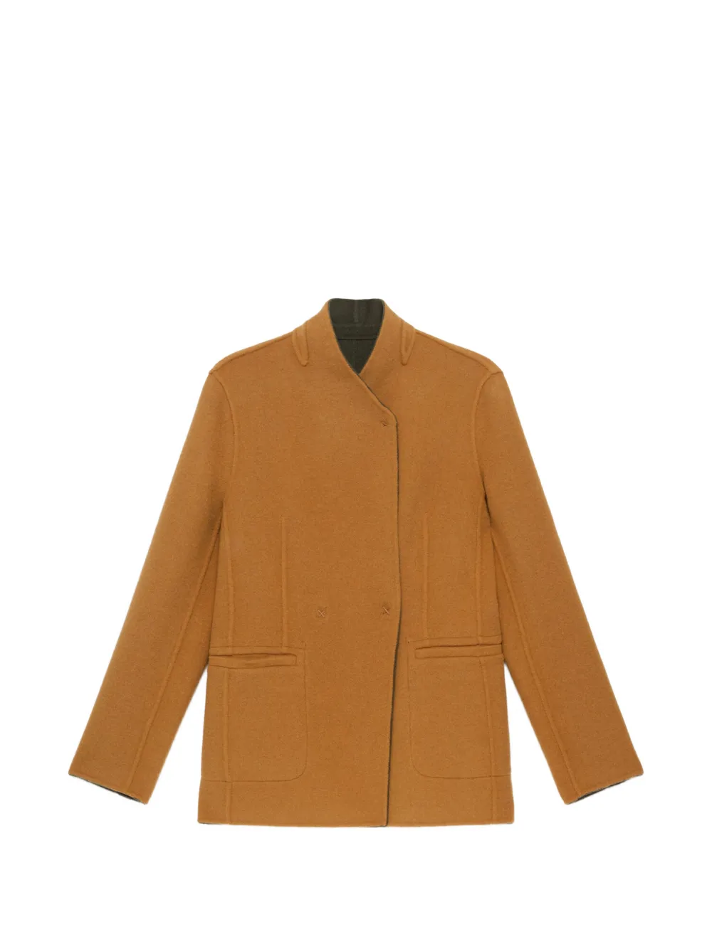 MALIPARMI Cappotto doppiopetto reversibile - Marrone
